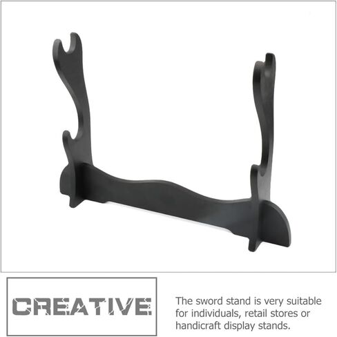 حامل منظم الفلوت المكتبي من SUPVOX مع رف عرض السيف الخشبي بطبقتين، حامل تخزين لآلات الرياح والسيوف، عرض أدوات الموسيقى للاستخدام في المنزل والمكتب in Kuwait