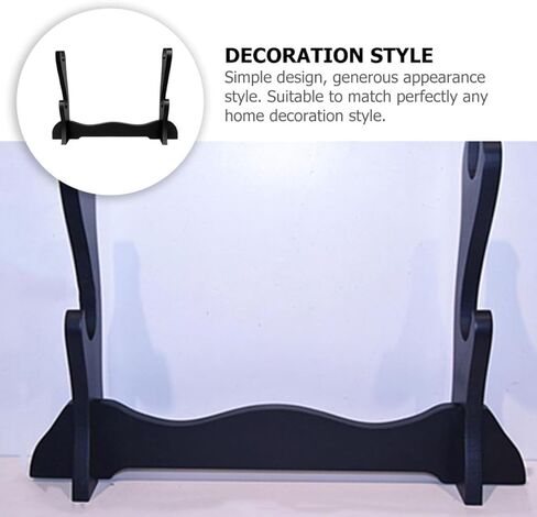 حامل منظم الفلوت المكتبي من SUPVOX مع رف عرض السيف الخشبي بطبقتين، حامل تخزين لآلات الرياح والسيوف، عرض أدوات الموسيقى للاستخدام في المنزل والمكتب in Kuwait