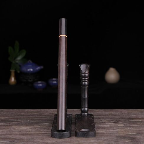 حامل عرض الناي من خشب الأبنوس من SUPVOX، منظم الكلارينيت الخشبي، رف تخزين الأدوات، حامل مجموعة الفلوت المكتبي لغرفة الموسيقى والمعرض in Kuwait