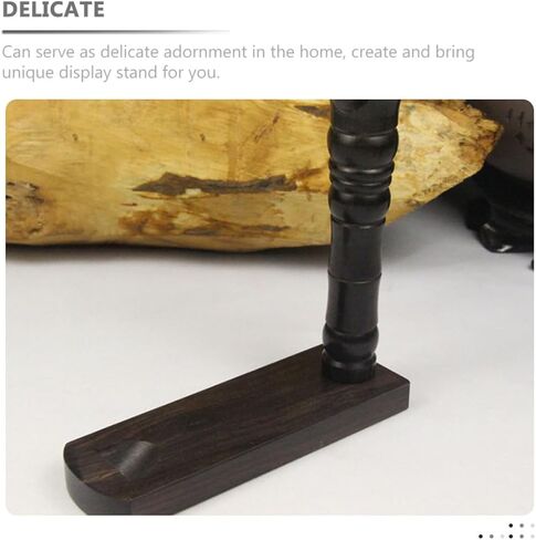 حامل عرض الناي من خشب الأبنوس من SUPVOX، منظم الكلارينيت الخشبي، رف تخزين الأدوات، حامل مجموعة الفلوت المكتبي لغرفة الموسيقى والمعرض in Kuwait