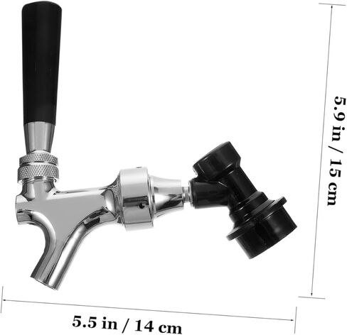 موزع صنبور البيرة من الفولاذ المقاوم للصدأ مع قفل كروي، صنبور سهل الاستخدام لحانات البيرة والمطاعم والمناسبات الخارجية، تصميم مقاوم يقلل من فقدان المشروبات in Kuwait