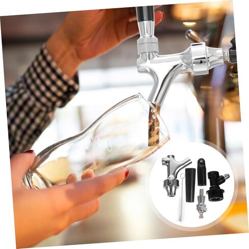 موزع صنبور البيرة من الفولاذ المقاوم للصدأ مع قفل كروي، صنبور سهل الاستخدام لحانات البيرة والمطاعم والمناسبات الخارجية، تصميم مقاوم يقلل من فقدان المشروبات in Kuwait