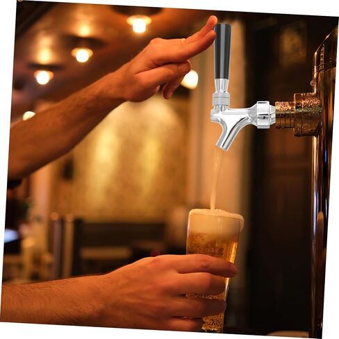 موزع صنبور البيرة من الفولاذ المقاوم للصدأ مع قفل كروي، صنبور سهل الاستخدام لحانات البيرة والمطاعم والمناسبات الخارجية، تصميم مقاوم يقلل من فقدان المشروبات in Kuwait