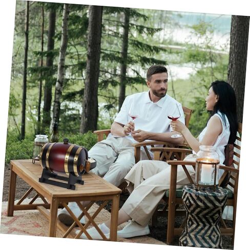 البلوط برميل نبيذ خشبي موزع خمر ديكور مهوية برميل نبيذ المشهد الديكور الدعائم in Kuwait