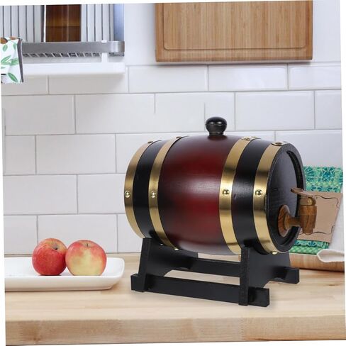 البلوط برميل نبيذ خشبي موزع خمر ديكور مهوية برميل نبيذ المشهد الديكور الدعائم in Kuwait