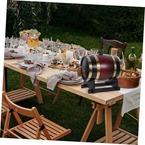 البلوط برميل نبيذ خشبي موزع خمر ديكور مهوية برميل نبيذ المشهد الديكور الدعائم in Kuwait