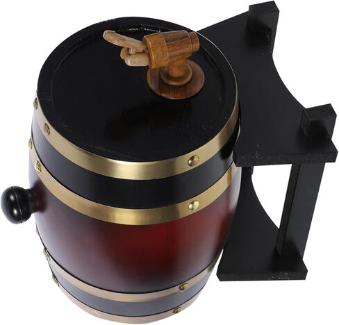 Real Oak Barrel Wine Decor Capacity Beer Bucket Wooden Dispenser for Kitchen in Saudi Arabia