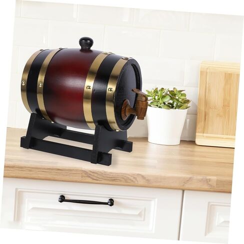 Real Oak Barrel Wine Decor Capacity Beer Bucket Wooden Dispenser for Kitchen in Saudi Arabia