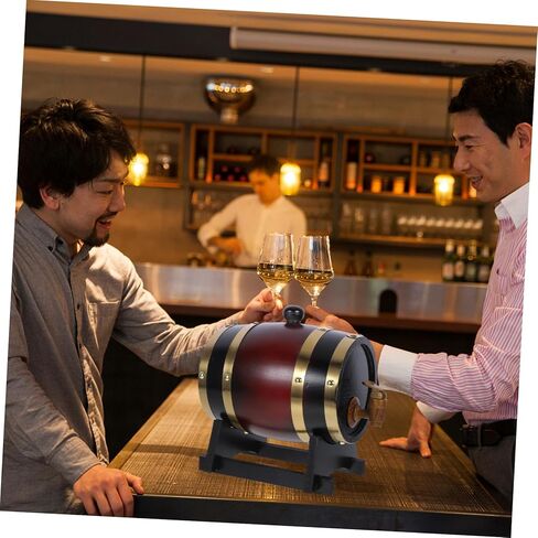 Real Oak Barrel Wine Decor Capacity Beer Bucket Wooden Dispenser for Kitchen in Saudi Arabia