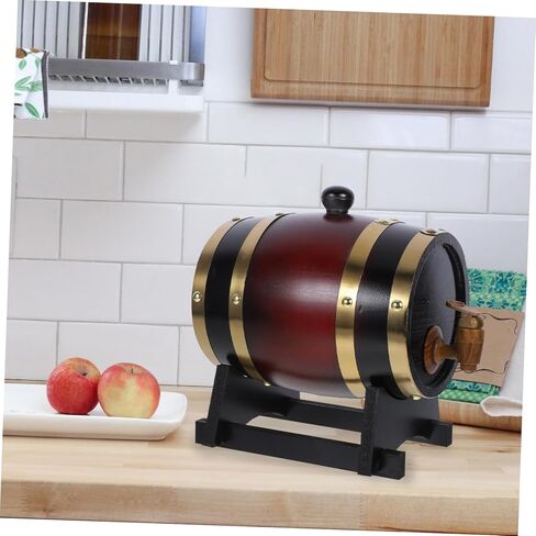 Real Oak Barrel Wine Decor Capacity Beer Bucket Wooden Dispenser for Kitchen in Saudi Arabia