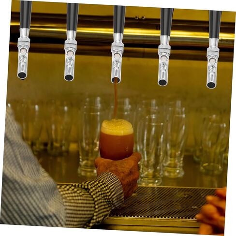 GLEAVI Stainless Steel Beer Tap Faucet with Ball Lock Homebrew Keg Dispenser for Bars Restaurants Home Kitchens Easy to Clean Sealing Minimizes Dripping for Draft Beer Serving in Saudi Arabia