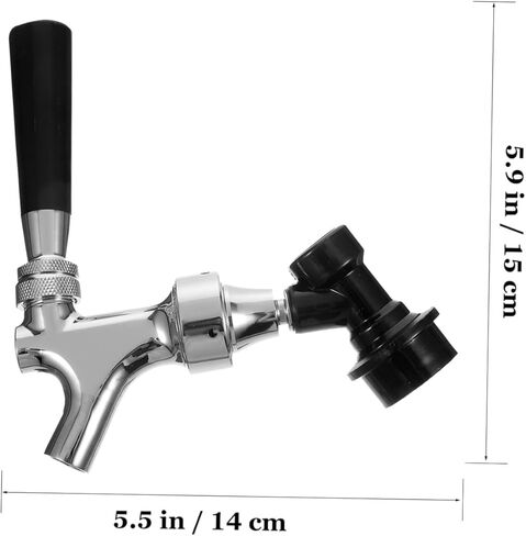 DECHOUS Craft Beer Faucet Stainless Steel Beer Dispenser Tap for Home Bar Easy to Clean Design for Homebrew and Outdoor Use in Saudi Arabia