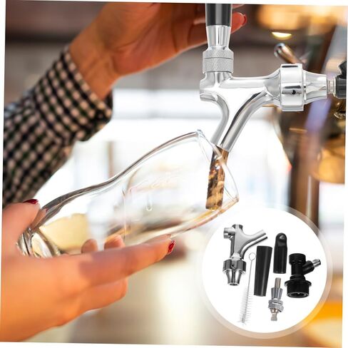 DECHOUS Craft Beer Faucet Stainless Steel Beer Dispenser Tap for Home Bar Easy to Clean Design for Homebrew and Outdoor Use in Saudi Arabia