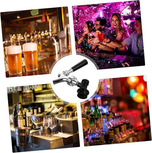 DECHOUS Craft Beer Faucet Stainless Steel Beer Dispenser Tap for Home Bar Easy to Clean Design for Homebrew and Outdoor Use in Saudi Arabia