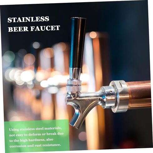 DECHOUS Craft Beer Faucet Stainless Steel Beer Dispenser Tap for Home Bar Easy to Clean Design for Homebrew and Outdoor Use in Saudi Arabia