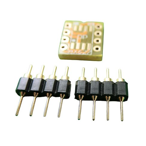 10 قطعة ثنائي الجانب SOIC8 / SOP8 إلى DIP8 PCB مجلس محول محول مع دبوس مطلي بالذهب لـ Mono Opamp OPA627 / AD797 in Kuwait