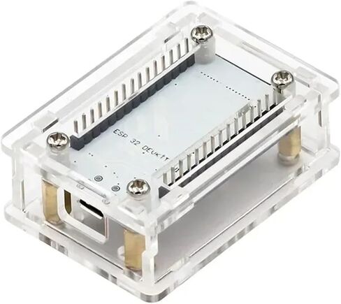 Development Board Accessories,Clear Acrylic Case Covers for 2102/CH340G 30PIN Development Board Shell with Heat Dissipation in Saudi Arabia