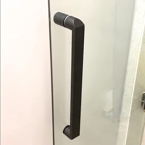 Stainless Steel Sliding Door Handle,Shower for Bathroom,Black Push and Pull - Door Knob Replacement (Size : 300mm) in Saudi Arabia