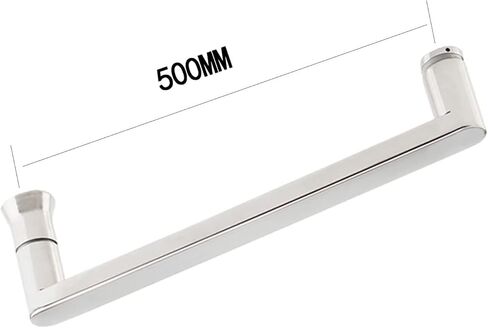 Shower Door Handle 2 Pack Shower Door Knob Sturdy Full Polished Finish Push and Pull Glass Door Handle Tubular Stainless Steel Shower Door Pull Handle in Saudi Arabia
