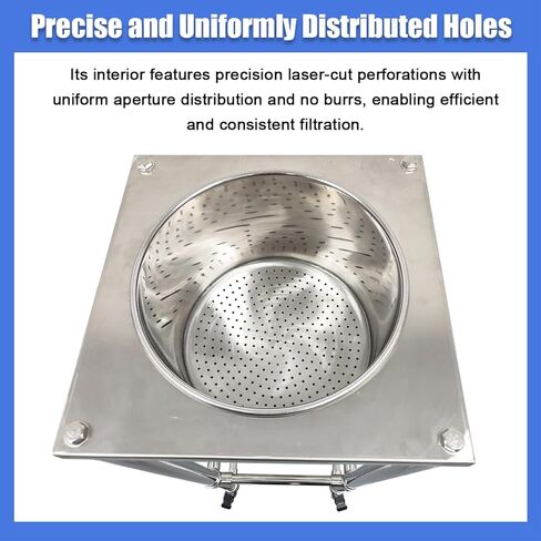 10L Vacuum Buchner Funnel Filtering Kit Glass Vacuum Suction Filter with 304 Stainless Steel Buchner Funnel & Glass Filter Flask Negative Pressure Filtration for Lab Liquid-Liquid Extraction in Kuwait