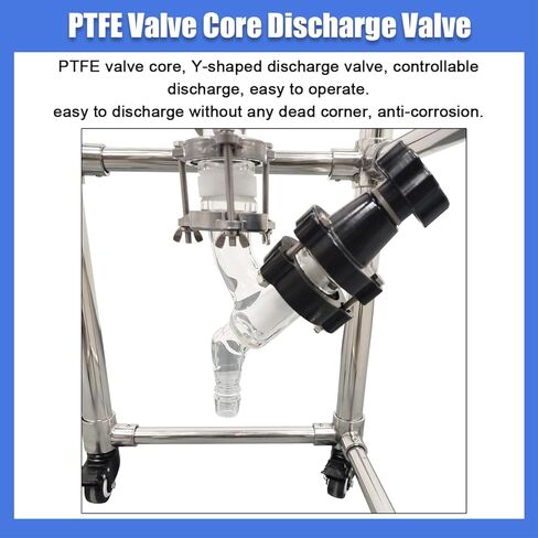 10L Vacuum Buchner Funnel Filtering Kit Glass Vacuum Suction Filter with 304 Stainless Steel Buchner Funnel & Glass Filter Flask Negative Pressure Filtration for Lab Liquid-Liquid Extraction in Kuwait