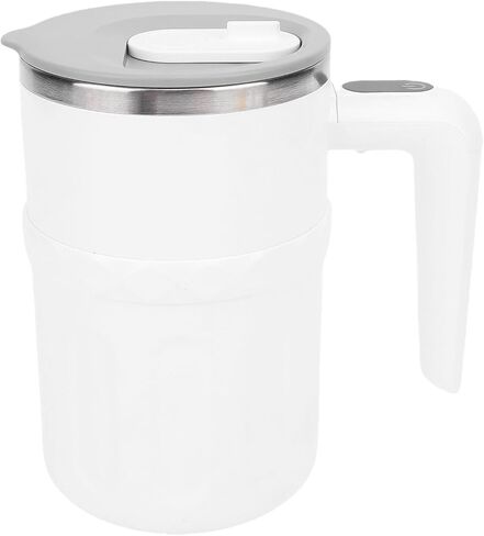 Asixxsix Self Stirring Coffee Mug, 380ml Stainless Steel Rechargeable Magnetic Automatic Mixing Cup 6500 RPM with LED Temperature Display for Office Home Kitchen in Saudi Arabia