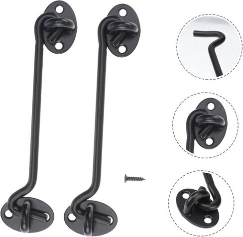 TEHAUX 2pcs Cabin Hook Door Hook Window Easy to Install for Storage Longevity in Saudi Arabia