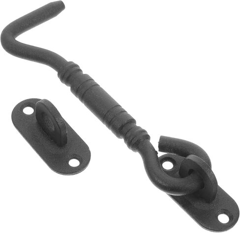 NUOBESTY 3pcs Stainless Steel Hook and Eye Latch Window Hook Lock for Barn Doors and Closets Easy Installation Elegant Matte Finish in Saudi Arabia