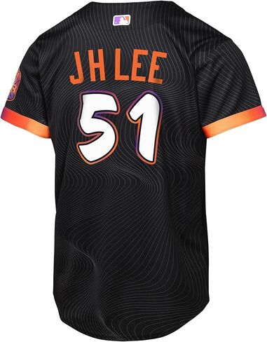 Jung Hoo Lee San Francisco Giants #51 MLB Kids Youth Boys 4-20 Black City Player Jersey in Saudi Arabia