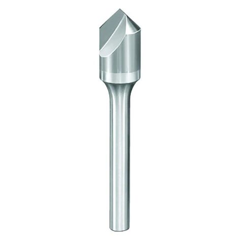 SGS 74013 601 Single Flute Countersink, Uncoated, 1/2" Cutting Diameter, 1/4" Shank Diameter, 2-7/8" Length, 60° Cutting Angle in Saudi Arabia