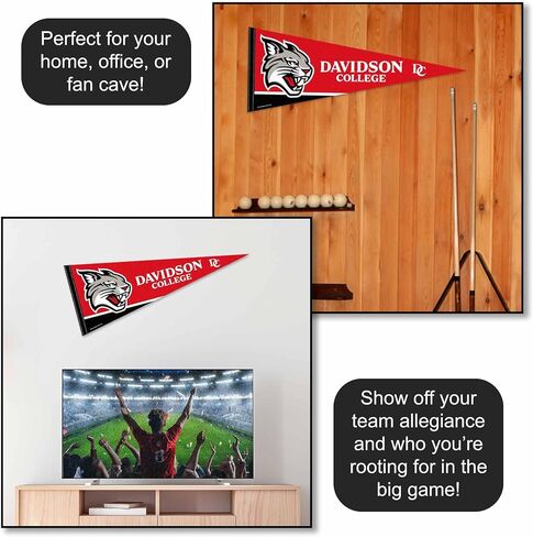 Davidson Wildcats Wordmark Logo Pennant Banner Flag in Saudi Arabia