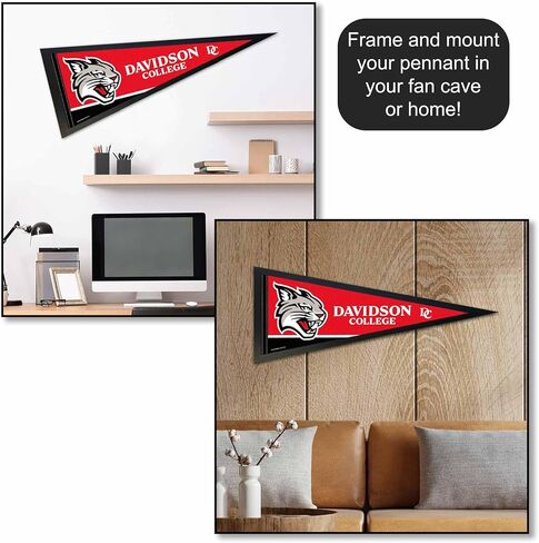 Davidson Wildcats Wordmark Logo Pennant Banner Flag in Saudi Arabia