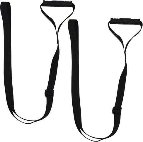 2 قطعة كاياك الوقوف مساعدة حزام سحب الزورق مع مقبض قابل للتعديل سحب حبل قارب الدائمة المساعدة سحب الملحقات سحب مقابض حزام متعدد الأغراض كاياك/زورق الرياضات المائية in Kuwait