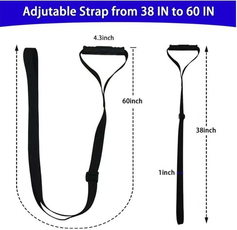 2 قطعة كاياك الوقوف مساعدة حزام سحب الزورق مع مقبض قابل للتعديل سحب حبل قارب الدائمة المساعدة سحب الملحقات سحب مقابض حزام متعدد الأغراض كاياك/زورق الرياضات المائية in Kuwait