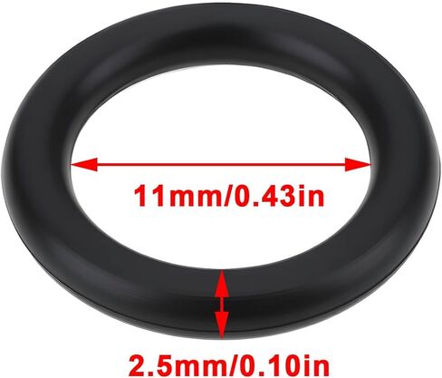 10pcs 4-Stroke Engine Luibrcation O-Ring 670B2011 11x2.5mm Compatible with Kawasaki FD590V FD611V FD620V FD661D in Kuwait