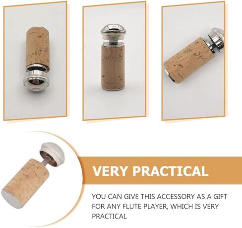 Beaupretty Flute Headjoint Replacement Cork Stopper Plug Natural Wood Flute Part Accessory for Wind Instrument Repair in Saudi Arabia