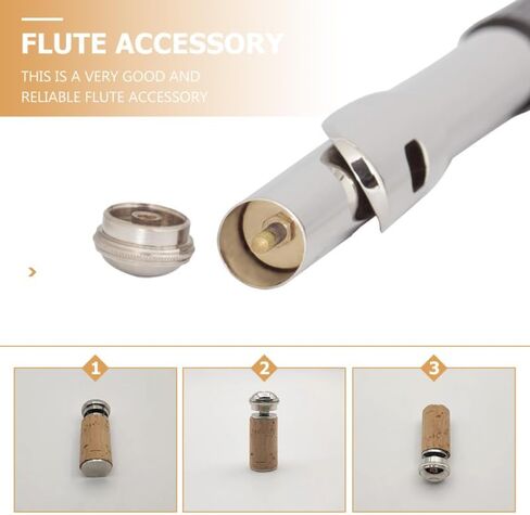 Beaupretty Flute Headjoint Replacement Cork Stopper Plug Natural Wood Flute Part Accessory for Wind Instrument Repair in Saudi Arabia
