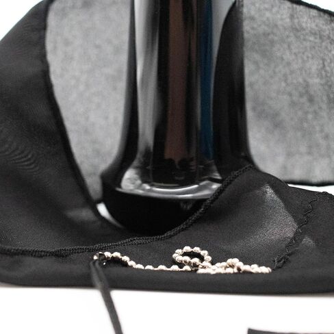 Superslick Oboe Swab – One-Piece 100% Silk Pull-Through | Habotai Silk, 18" | Washable & Reusable (Black) in Kuwait