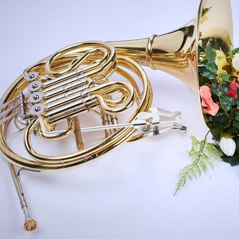 Vaguelly French Horn Lyre Music Sheet Holder Stand French Horn Lyre Sheet Music Holder, French Horn Marching Lyre Clamp- on Vertical Music Sheet Clip for French Horn in Saudi Arabia