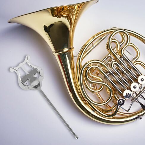 Vaguelly French Horn Lyre Music Sheet Holder Stand French Horn Lyre Sheet Music Holder, French Horn Marching Lyre Clamp- on Vertical Music Sheet Clip for French Horn in Saudi Arabia