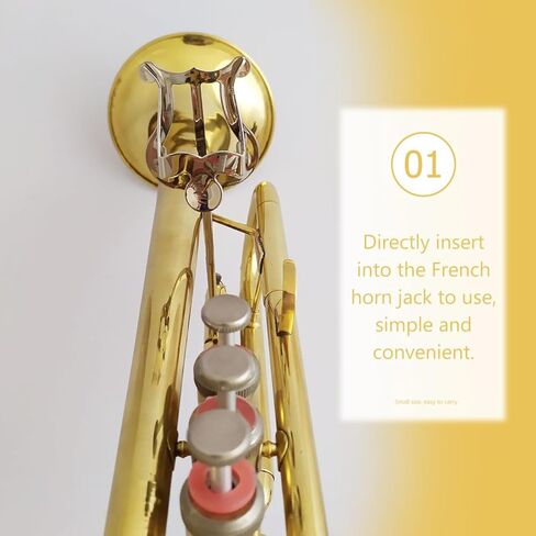 Vaguelly French Horn Lyre Music Sheet Holder Stand French Horn Lyre Sheet Music Holder, French Horn Marching Lyre Clamp- on Vertical Music Sheet Clip for French Horn in Saudi Arabia