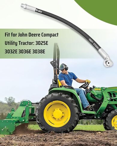 LVA15654 Hydraulic Hose Fit for John Deere 3025E 3032E 3036E 3038E, Fit for Eaton Compact Utility Tractor Steering 32/3 Oil Line in Saudi Arabia