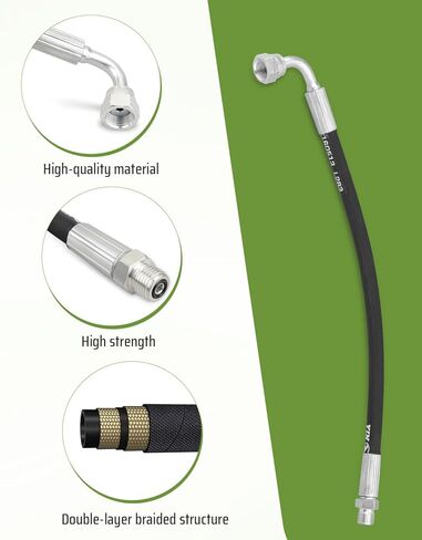 LVA15654 Hydraulic Hose Fit for John Deere 3025E 3032E 3036E 3038E, Fit for Eaton Compact Utility Tractor Steering 32/3 Oil Line in Saudi Arabia
