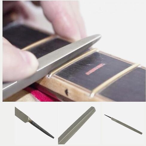 Smooth 3-Corner Fret File Tool Guitar Repair Tool Fret End Dressing File for Acoustic Electric Guitar Bass Luthier Tools in Saudi Arabia