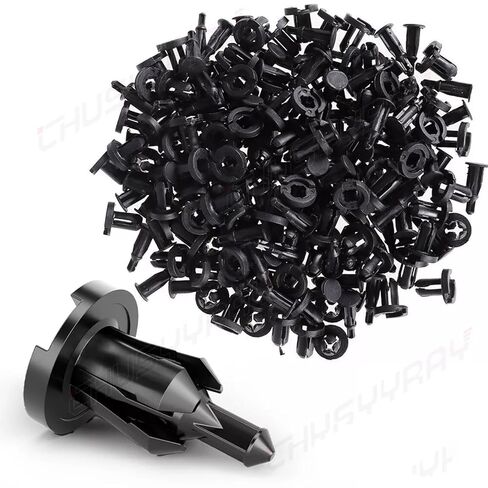 CHUSYYRAY 100PCS Car Retainer Clips, Car Bumper Clips Car Clips Plastic Rivets Fasteners Push Retainer Kit 10mm Compatible with Honda & Acura 91503-SZ5-003 Auveco A20564 PAS9282 PAS938 in Saudi Arabia
