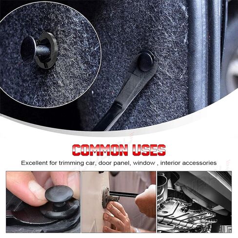 CHUSYYRAY 100PCS Car Retainer Clips, Car Bumper Clips Car Clips Plastic Rivets Fasteners Push Retainer Kit 10mm Compatible with Honda & Acura 91503-SZ5-003 Auveco A20564 PAS9282 PAS938 in Saudi Arabia