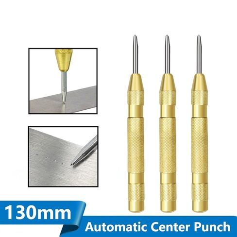 130mm Automatic Center Pin Punch Drill Automatic Window Breaking Device Wood/Metal Hole Punch Drill Bit 1Pcs in Saudi Arabia