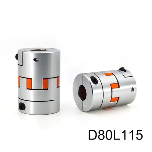 Stepper Motor Shaft Coupler D80L115 20/30/40 Flexible Jaw Spider Plum Coupling 1Pcs(28-35) in Kuwait