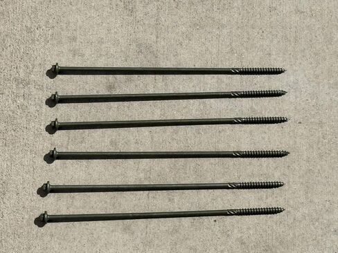 10" Structural Timber Screws - Countersunk (Hex Head) - Sandbaggy (2000, 10 inch) in Saudi Arabia