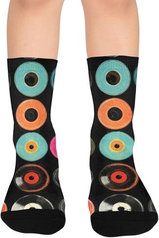 جوارب ملونة للمشي لمسافات طويلة من الفينيل - جوارب دافئة سميكة للشتاء الحراري للأولاد والبنات الصغار للمدرسة، والارتداء اليومي والأنشطة الخارجية in Kuwait